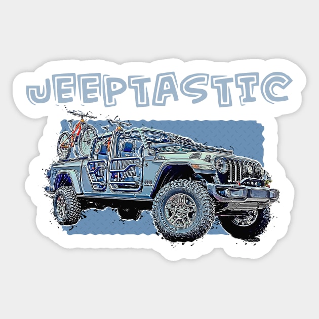 Jeeptastic Sticker by FurryBallBunny